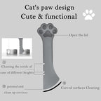 Pet Food Can Spoon & 3 Pcs Can Covers | Cute Paw Shape Opener Spatula Cat Wet - Image 2