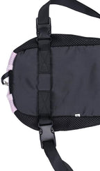Pet Dog Puppy Cat Carrier Five Holes Backpack Double Shoulder Straps Canvas - Image 3