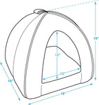 Best Pet Supplies Dog House Bed Crate Mat Tent Indoor Round Soft Plush - Image 5