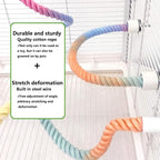 2Pcs Rope Perches for Bird Cages, Rope Perch for Parrots, Cockatiels & Parakeets - Image 6