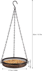 Hanging Bird Feeder & Tray&Metal Mesh Platform & Feeder Hanging - Image 3