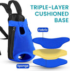 Dog Backpack Carrier, Adjustable Pet Front Carriers, Legs Out Carrying Sling - Image 4