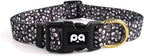 QQPETS Adjustable Soft Dog Collar: Print Flower Pink Multicolor Cute Patterns by QQPETS