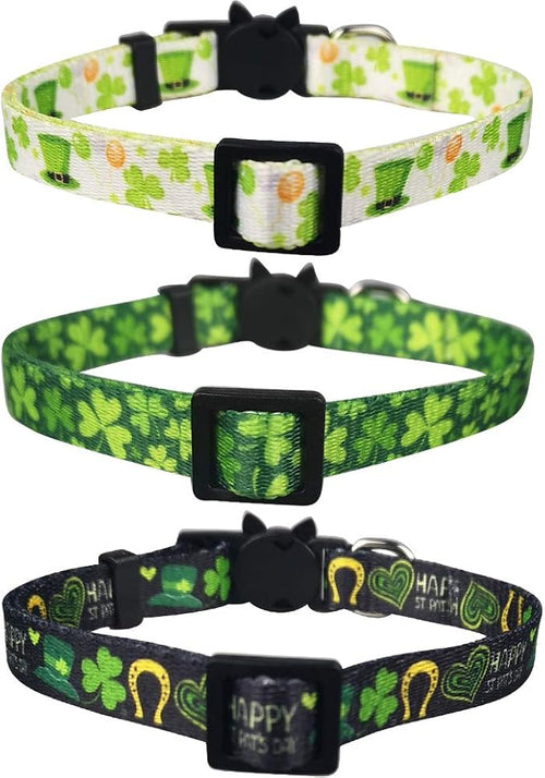 3 Pack St. Patrick's Day Cat Collar - Image 2