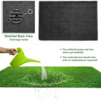 ALTRUISTIC Artificial Grass 5FTX60FT, Realistic Fake Grass Deluxe Turf - Image 5