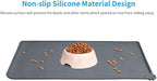 AUDWUD Silicone Waterproof Pet Feeding Mats, Anti Slip Bowl Pad, Dog Mat - Image 2