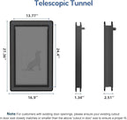 Aluminum XL Dog Door for Exterior Door, Open Size:24.4" H x 13.8" W, Heavy Duty - Image 6
