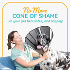 ZenPet Recovery Cone E-Collar for Dogs & Cats – Soft, Comfortable, Safe & - Image 6