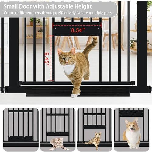 40.55" Tall 1.37" Ultra Narrow Spacing Dogs Pets Baby Gate - Image 2