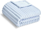 Soft Fleece Baby Blanket Ultra Cozy Blue Baby Blankets by Eonkasp