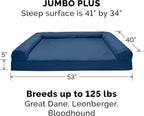 Furhaven Orthopedic Dog Bed for Large Dogs w/ Removable Bolsters & Washable - Image 2