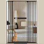 WAOWAO 71" Extra Tall Cat Pet Gate 29.92-45.66" Wide Pressure Mounted Walk by WAOWAOBABYSAFETYPRODUCTS
