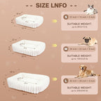 Dog Beds Large Sized Dog, Washable Self Warming Dog Cat Bed Rectangle - Image 5