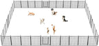 Dog Playpen 32 inch 36 Panels Indoor Outdoor Dog Pen by Jhsomdr