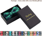 Cat Collar Breakaway with Bell and Bow Tie, Plaid Design Adjustable Safety - Image 2