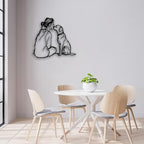 Woman Dog Metal Wall Decor - Image 7