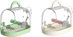 Easy to Carry Bird Cage with Watering Bottle High Ventilated Carriers Travel - Image 4