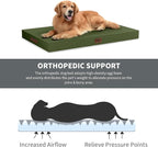 Outdoor Dog Bed for Small Dogs, Waterproof Dog Crate Bed for Medium Dogs Cats - Image 2