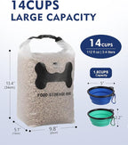 ANVS Silicone Pet Food Storage Bag, 40-Cup Dog Food Travel Bag - Image 4