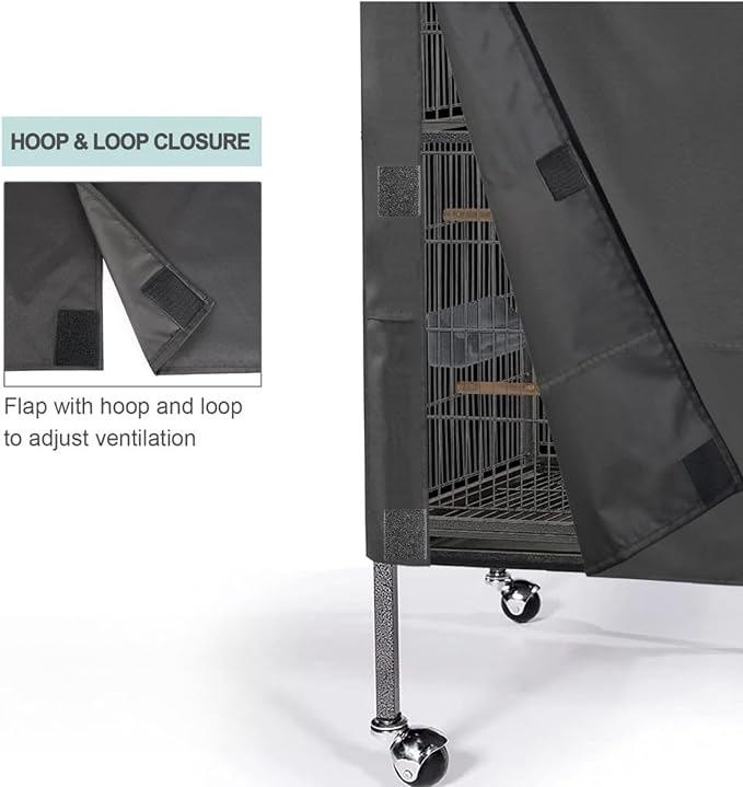 Bird Cage Covers for Night Breathable Cover Black Out Lightweight Washable Dust - Image 7