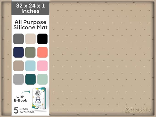 32x24x1” XL Dog Food Mat by PETHAPPILY