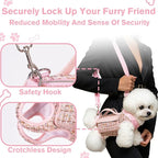 Dog Lift Harness Backpack for Small Dogs Cats, Adjustable Straps Dog Sling - Image 6