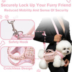 Dog Lift Harness Backpack for Small Dogs Cats, Adjustable Straps Dog Sling - Image 5