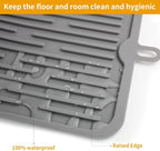 Ptlom Pet Placemat for Dog and Cat, Mat for Prevent Food and Water Overflow - Image 6