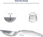 WePet Cat Litter Scoop, Aluminum Alloy Sifter, Kitty Metal Scooper, Deep Shovel - Image 2