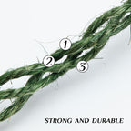 Green Sisal Rope 1/4 Inch by 98-Feet - Image 3