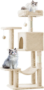 Sweetcrispy 44 Inch Cat Tree Tower, Cat Climbing Tower - Image 7