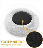 Original Calming Donut Dog and Cat Bed in Shag Fur, Dog Beds - Image 6