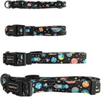 QQPETS Adjustable Soft Dog Collar: Print Flower Pink Multicolor Cute Patterns - Image 4