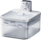 DownyPaws Battery Operated Cat Water Fountain, 84oz/2.5L Fursink Wireless Pet by DownyPaws