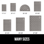 GORILLA GRIP Cat Litter Box Mat, 35x23 2 Pack, Water Resistant, US Designed - Image 6