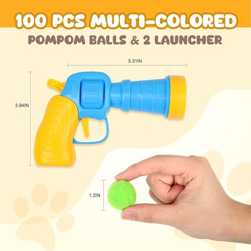 50Pcs Cat Toys Pom Pom Balls - Image 2