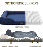 Bedfolks Orthopedic Dog Bed XL, Waterproof Dog Sofa Bed - Image 2
