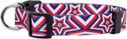 Native Pup American Flag Dog Collar- Red White and Blue- Patriotic Collars - Image 2