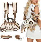 Dog Backpack Carrier for Small Dogs, Dog Lift Harness Adjustable Padded by PetWorld