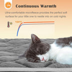 ULIGOTA Self Warming Cat Bed Self Heating Cat Mat Thermal Pet Bed Mat - Image 3