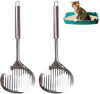 Kakalote 2pcs Cat Litter Scoop, Stainless Steel Durable Litter Scoop by Unknown
