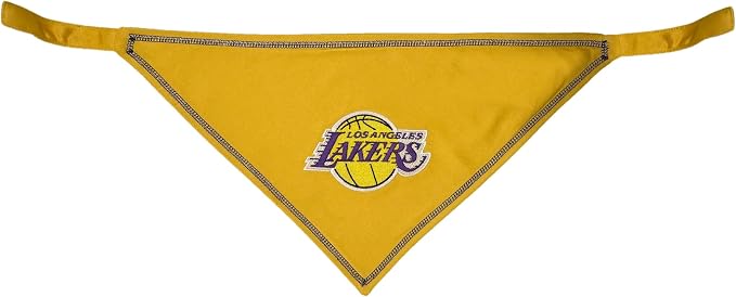 Pets First NBA LA Lakers TIE Bandana, Size Large/X-Large. Dog Bandana Scarf Bib - Image 2