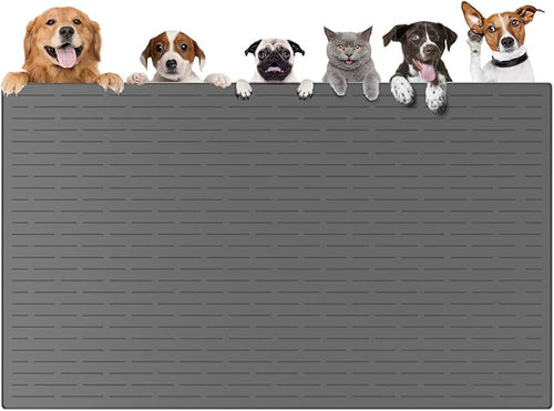 51.2"x25.6" Largest Dog Food Mat, XXXXL Silicone Dog and Cat Mat by Goldleaf