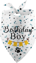 Dog Bandana for Birthday Party Supplies Puppy Pet Bandanas Boy Happy Birthday by Unknown