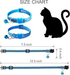 Pink Breakaway Cat Collar with Bells, Break Away Kitten Collar with Bells - Image 4