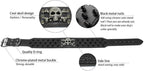 Serijoars Spiked Studded Dog Collar, PU Leather Dog Collar, Adjustable Pet - Image 2