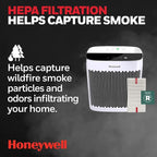 Honeywell HEPA Air Purifier for Home, 938 Ft² Rooms in 1 hour, Turbo Clean - Image 2