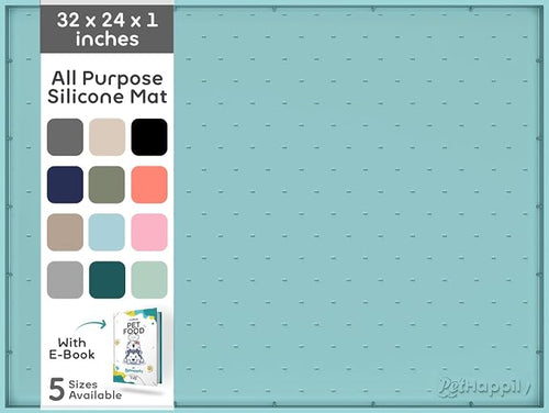 32x24x1” XL Dog Food Mat by PETHAPPILY