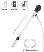 Carefree Fish Aquarium Gravel Cleaner 6Ft Hose Silicone Airbag Fish Tank Water - Image 5