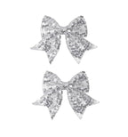3-inch Sequined Bow Hair Clips For Baby Girls, Kids and Young Women Birthday by Koolgil